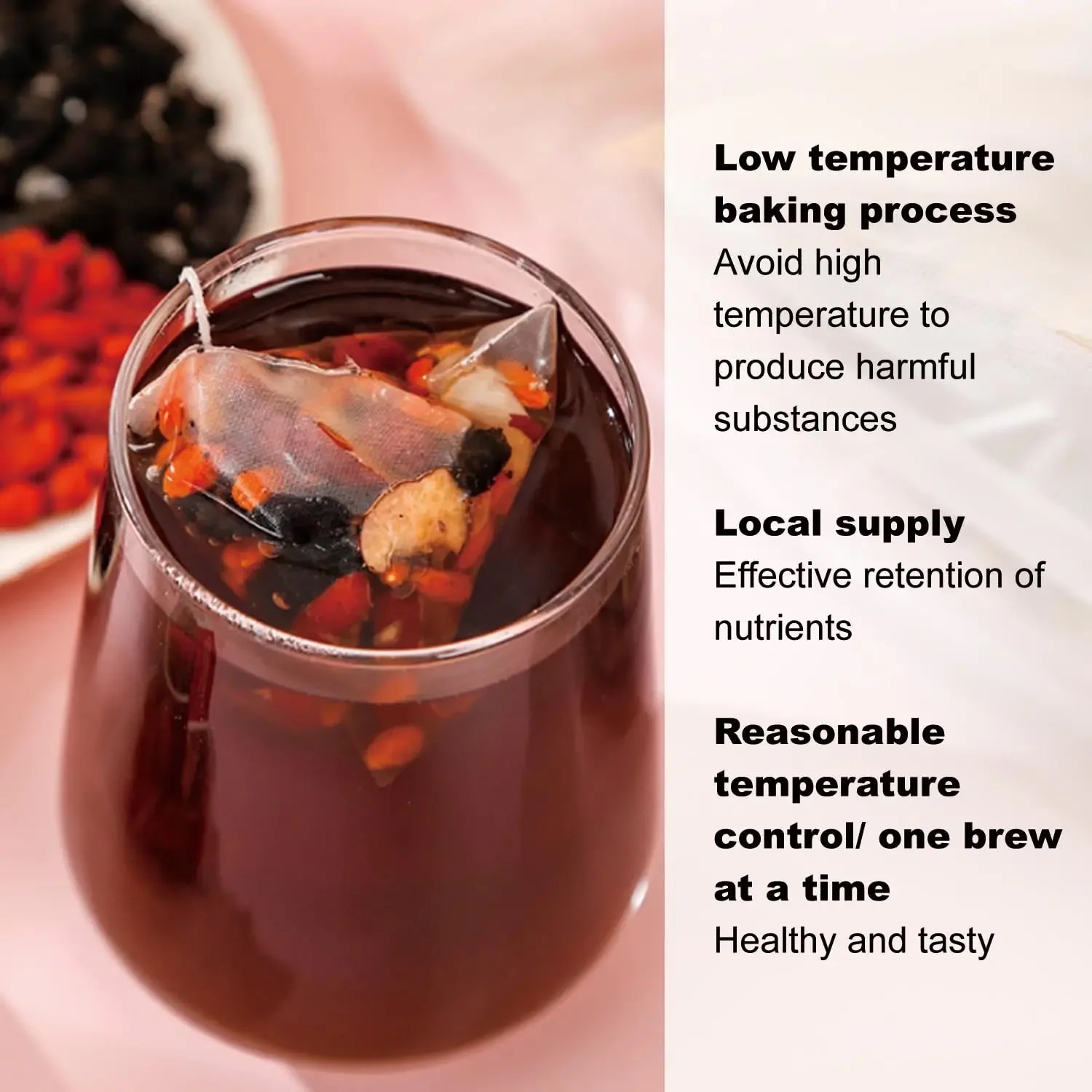 Sugar Free Natural Ginseng Fiv - Herbal Tea For Wellness recension och pris