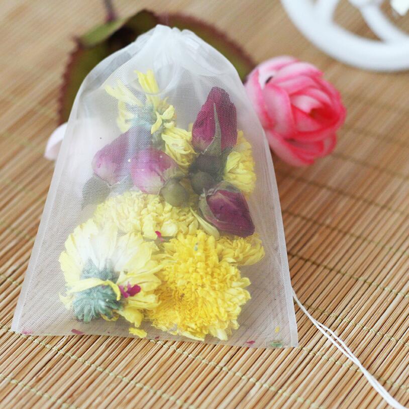 50pcs/lot Empty Tea Bag Nylon  - Herbal Tea For Wellness recension och pris